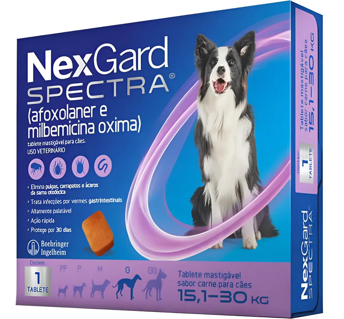 Antipulgas E Carrapatos Nexgard Spectra 15,1 A 30kg Original
