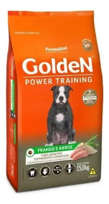 Ração Seca Golden Cão Filhote Frango Arroz 15kg