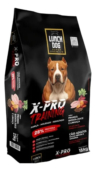 Ração Cães Adulto Super Premium Xpro Training Lunch Dog 15kg