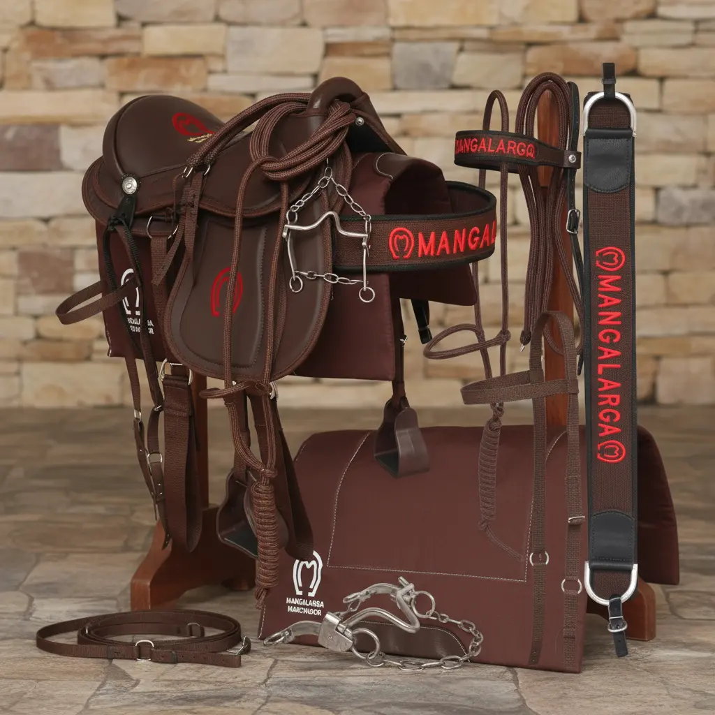 Sela Australiana Manga Larga Completa Montaria Super Kit